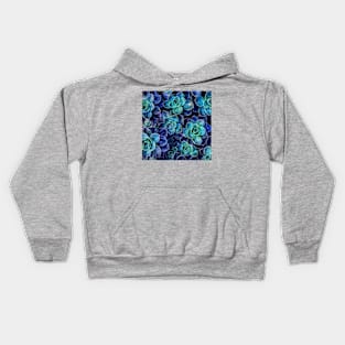 Blue and Green Kids Hoodie